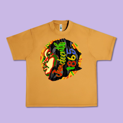 Juneteenth 1865 Urban Heavy Tee Designed By Cowgirlartshop