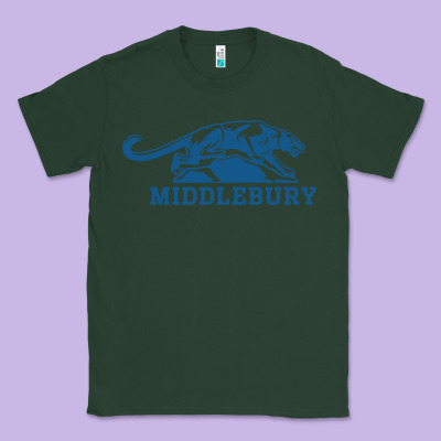 Middlebury Panthers Classic Tee Designed By Craftify