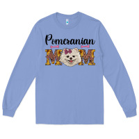 Colony Blue western mom pomeranian Long Sleeve Tee - RanaPortraitStore