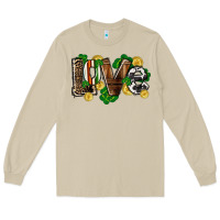 Mushroom Western love St. Patrick's Day Long Sleeve Tee - CowGirlArtShop
