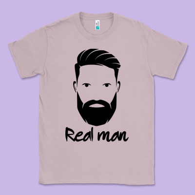 Real Man Classic Tee Designed By Craftify