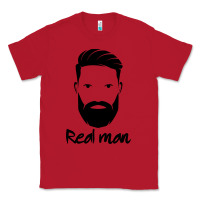 Red Real Man Classic Tee - Craftify