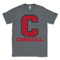 Charcoal Heather cornell big red Classic Tee - Craftify