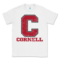 White cornell big red Classic Tee - Craftify