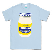 Dusty Blue Mayonnaise Classic Tee - Craftify