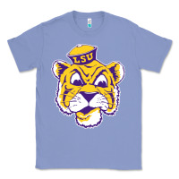 Colony Blue Vintage Louisiana State Tiger Mascot Classic Tee - Craftify