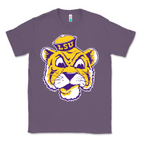 Lavender Vintage Louisiana State Tiger Mascot Classic Tee - Craftify