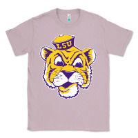 Lilac Vintage Louisiana State Tiger Mascot Classic Tee - Craftify