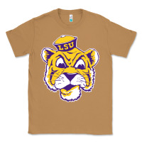 Toasted Coconut Vintage Louisiana State Tiger Mascot Classic Tee - Craftify
