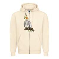 Sandshell Cocktail Parrot Zipper Hoodie - LillyAllenDesigns