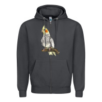 Smoke Cocktail Parrot Zipper Hoodie - LillyAllenDesigns