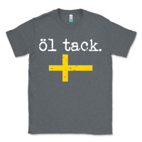 Charcoal Heather Swedish Beer Please Ol Tack Classic Tee - Craftify