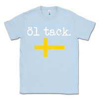 Dusty Blue Swedish Beer Please Ol Tack Classic Tee - Craftify