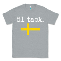 Heather Grey Swedish Beer Please Ol Tack Classic Tee - Craftify