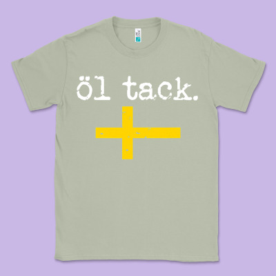Swedish Beer Please Ol Tack Classic Tee Designed By Craftify