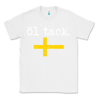 White Swedish Beer Please Ol Tack Classic Tee - Craftify
