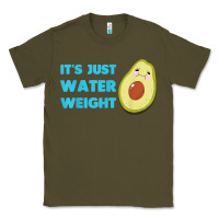 Army Green nikocado avocado its just water weight diet avocado t shirt Classic Tee - Craftify