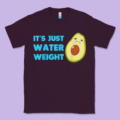 Nikocado Avocado Its Just Water Weight Diet Avocado T Shirt Classic Tee Designed By Craftify