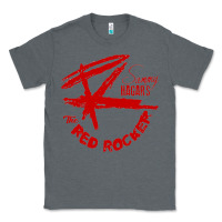 Charcoal Heather red rocker music Classic Tee - Craftify