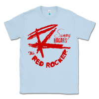 Dusty Blue red rocker music Classic Tee - Craftify