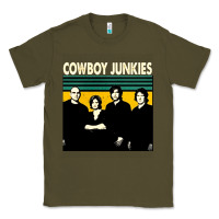 Army Green Cowboy Junkies, Cowboy, Junkies, Cowboy Junkie, Cowboy Junkies vintage Classic Tee - Craftify