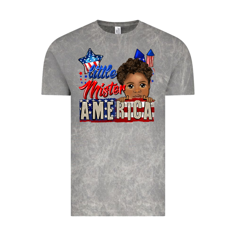 Little Mister America Black Boy Vintage Tee by CowGirlArtShop | Teevron