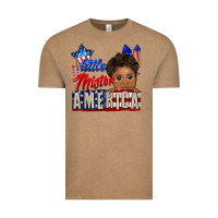 Vintage Coffee little mister america black boy Vintage Tee - CowGirlArtShop