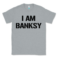Heather Grey i am banksy Classic Tee - Craftify