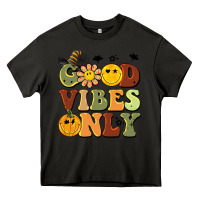 Asphalt halloween good vibes only Heavy Core Tee - BarkalooDesign