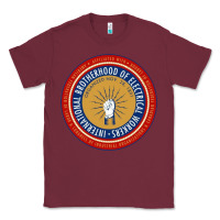 Burgundy IBEW electrician 1 Classic Tee - Craftify
