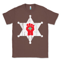 Chestnut GONZOS SHERIFF HUNTERS S THOMPSON Classic Tee - Craftify