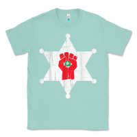 Seafoam GONZOS SHERIFF HUNTERS S THOMPSON Classic Tee - Craftify