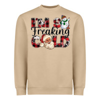 Mushroom Im So Freaking Cold Heavyweight Sweatshirt - CowhideDigitalArt