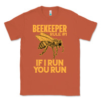 Copper bee beekeeper if i run you run bumble bee humour 449 hive beekeeping Classic Tee - Craftify