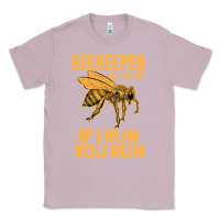 Lilac bee beekeeper if i run you run bumble bee humour 449 hive beekeeping Classic Tee - Craftify