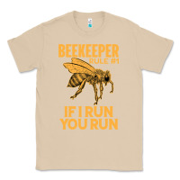 Mushroom bee beekeeper if i run you run bumble bee humour 449 hive beekeeping Classic Tee - Craftify