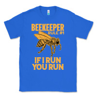 True Royal bee beekeeper if i run you run bumble bee humour 449 hive beekeeping Classic Tee - Craftify