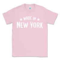 Bubblegum Pink Made In New York NY City NYC New Yorker My Home State Pride Premium T- Classic Tee - Craftify