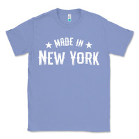 Colony Blue Made In New York NY City NYC New Yorker My Home State Pride Premium T- Classic Tee - Craftify