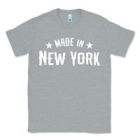 Heather Grey Made In New York NY City NYC New Yorker My Home State Pride Premium T- Classic Tee - Craftify