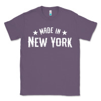 Lavender Made In New York NY City NYC New Yorker My Home State Pride Premium T- Classic Tee - Craftify