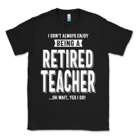Black Retired Teacher Classic Tee - Craftify