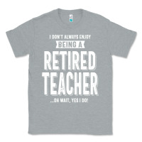 Heather Grey Retired Teacher Classic Tee - Craftify