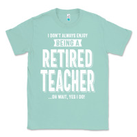 Seafoam Retired Teacher Classic Tee - Craftify