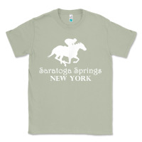 Matcha Saratoga Springs New York Horse Racing Jockey Classic Tee - Craftify