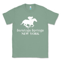 Sage Saratoga Springs New York Horse Racing Jockey Classic Tee - Craftify
