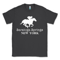Smoke Saratoga Springs New York Horse Racing Jockey Classic Tee - Craftify