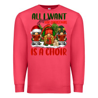 Cardinal all i want for christmas is a choir Premium Sweatshirt - BarkalooDesign