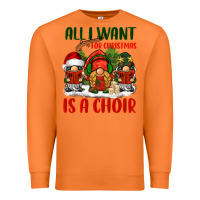 Carrot all i want for christmas is a choir Premium Sweatshirt - BarkalooDesign
