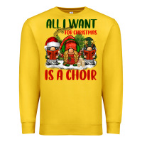 Lemon all i want for christmas is a choir Premium Sweatshirt - BarkalooDesign